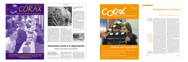 CORAX vor und nach Entwicklung des neuen Layouts